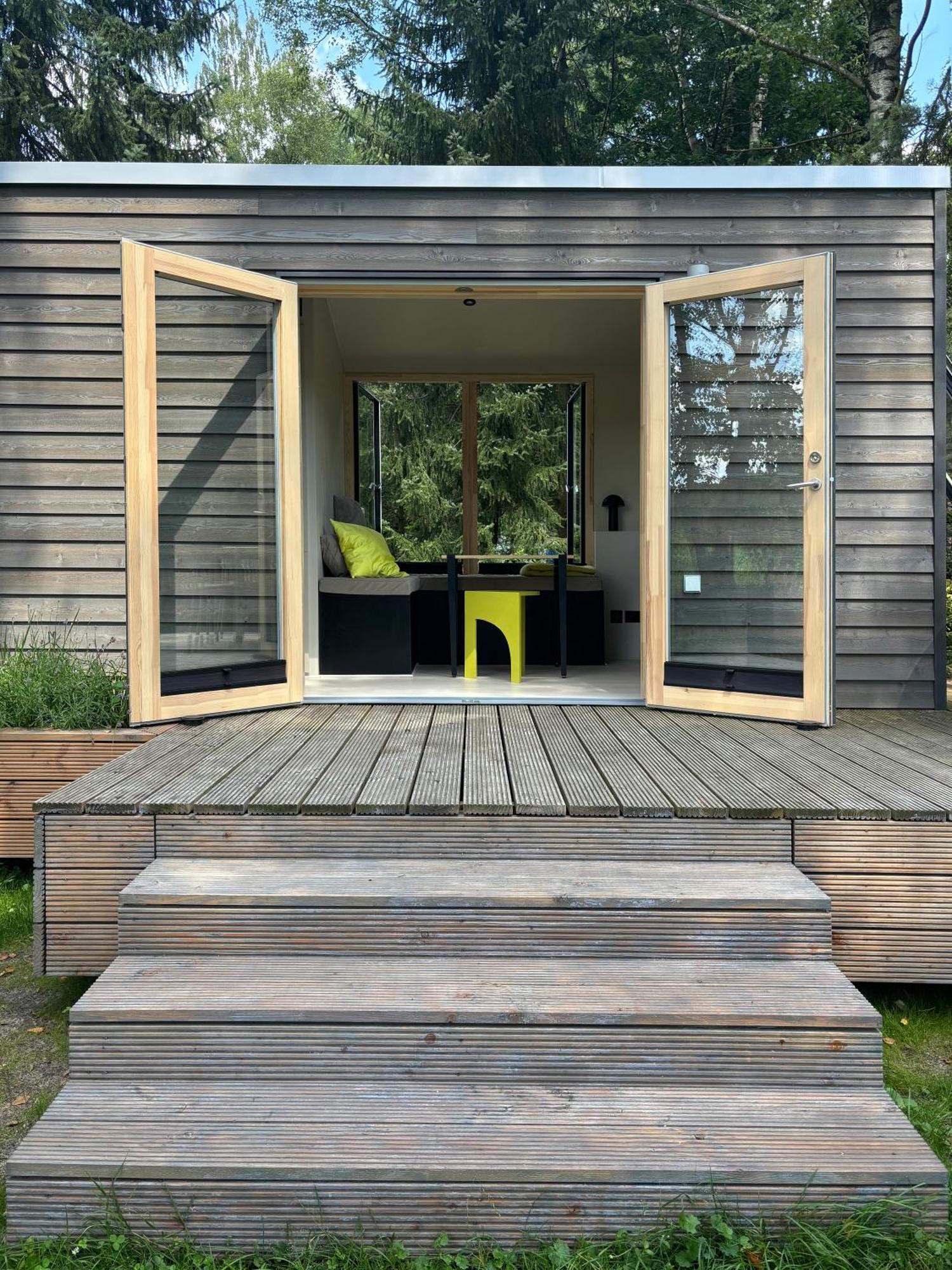 Tiny House Mit Garten In Der Lueneburger Heide Soltau Esterno foto